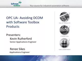 OPC UA- Avoiding DCOM with Software Toolbox Products