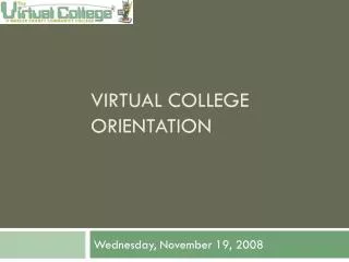 Virtual College Orientation