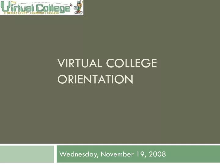 virtual college orientation