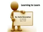 Learning to Learn - slide 1