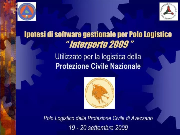 ipotesi di software gestionale per polo logistico interporto 2009