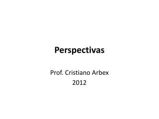 perspectivas