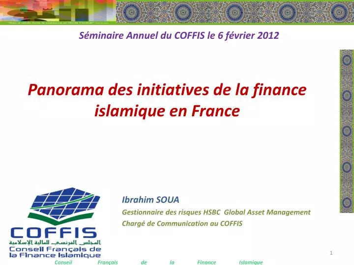 s minaire annuel du coffis le 6 f vrier 2012