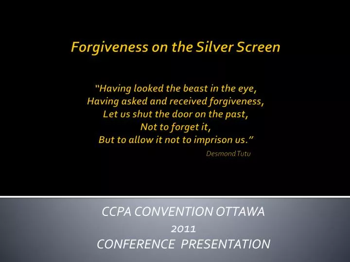 ccpa convention ottawa 2011 conference presentation