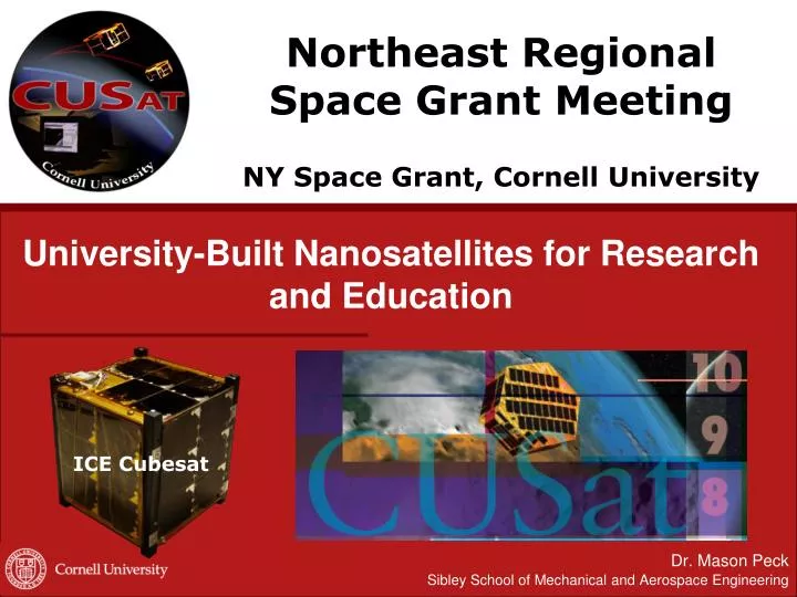 university built nanosatellites for research and education