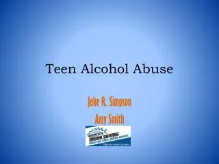 Teen Alcohol Abuse