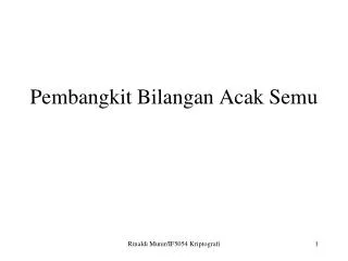 pembangkit bilangan acak semu