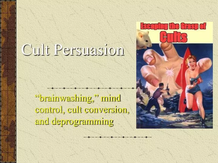 cult persuasion