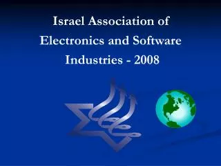 Israel Association of Electronics and Software Industries - 2008