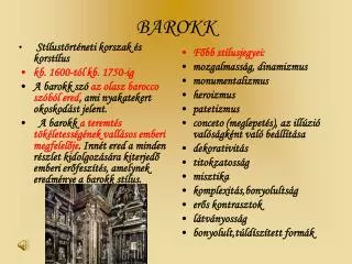 barokk