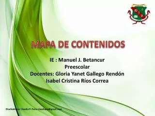 mapa de contenidos