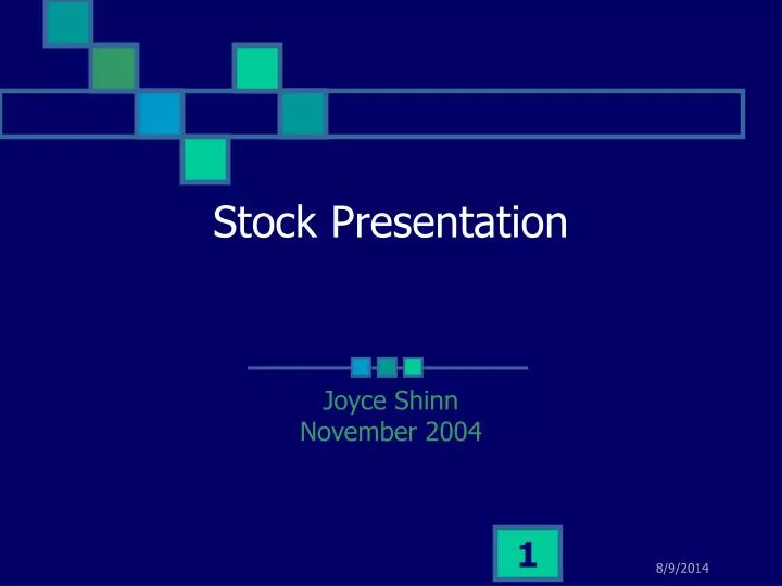 stock presentation
