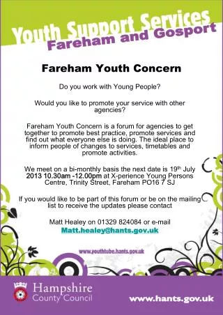 Fareham Youth Concern