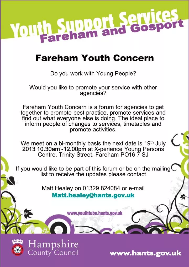 fareham youth concern