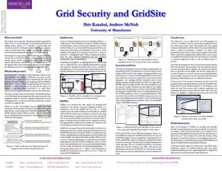 Grid Security and GridSite