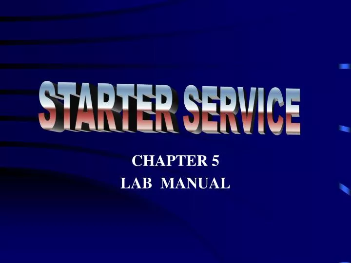 chapter 5 lab manual