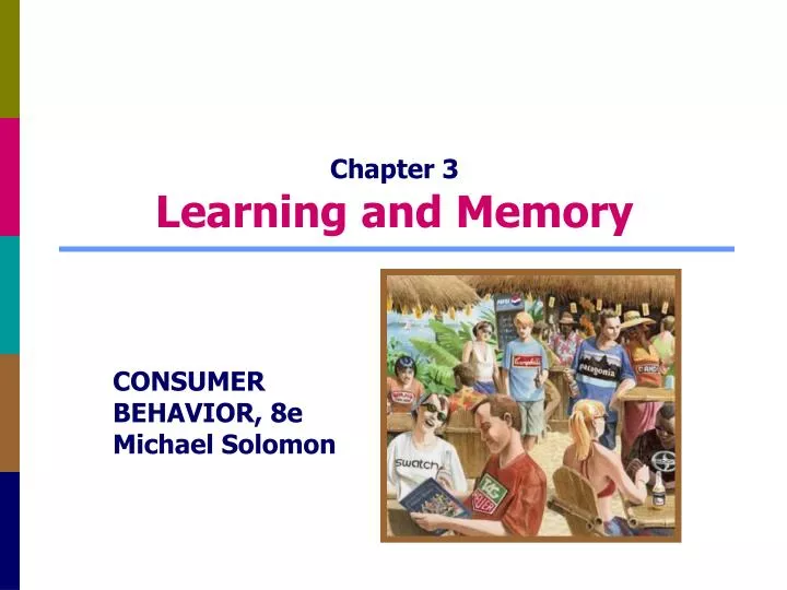 chapter 3 learning and memory