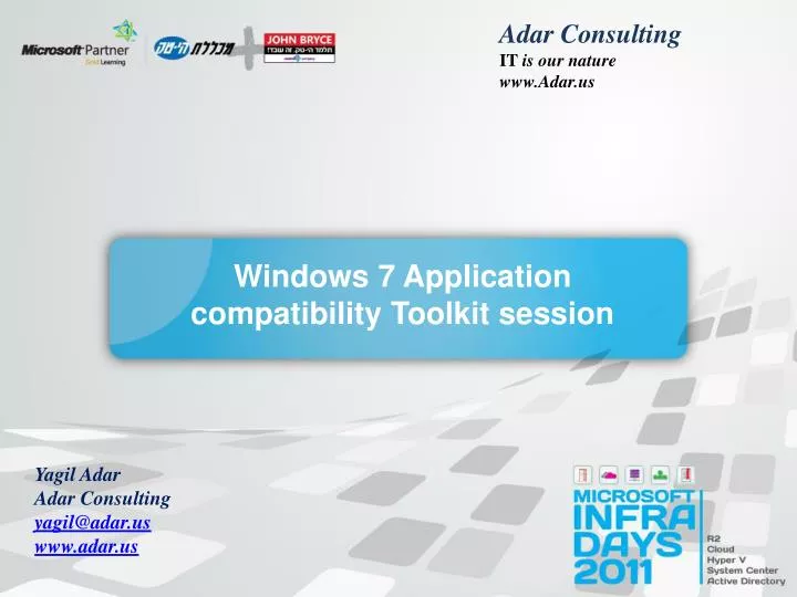 windows 7 application compatibility toolkit session