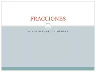 fracciones