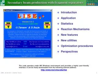 Secondary beam production with fragment separators