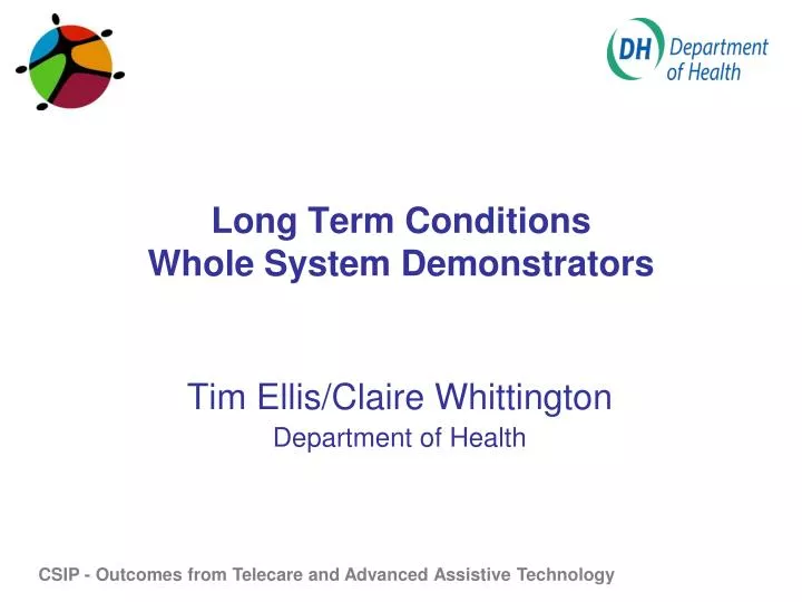 long term conditions whole system demonstrators