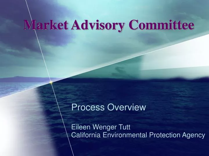 market advisory committee