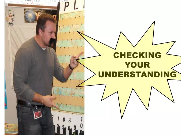 checking your understanding