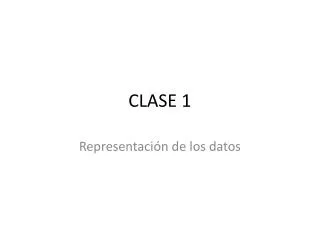 clase 1