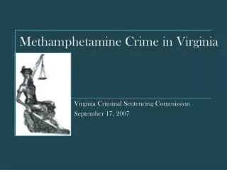 Methamphetamine Crime in Virginia
