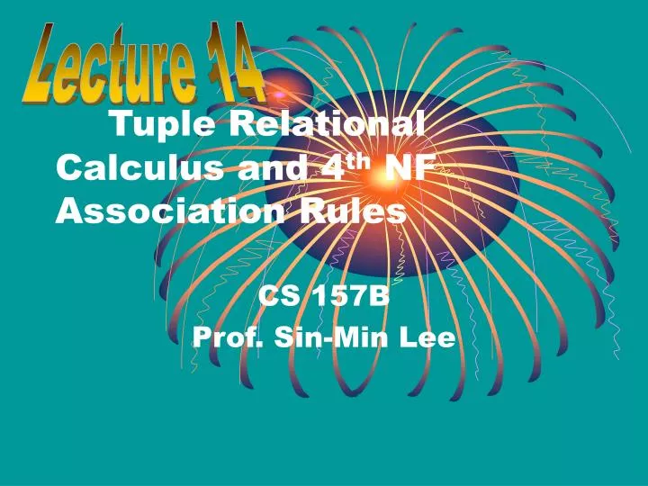tuple relational calculus and 4 th nf association rules