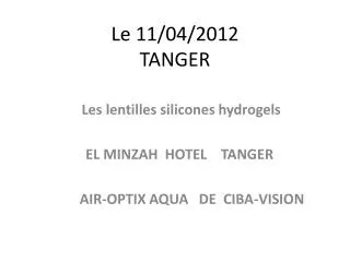 le 11 04 2012 tanger
