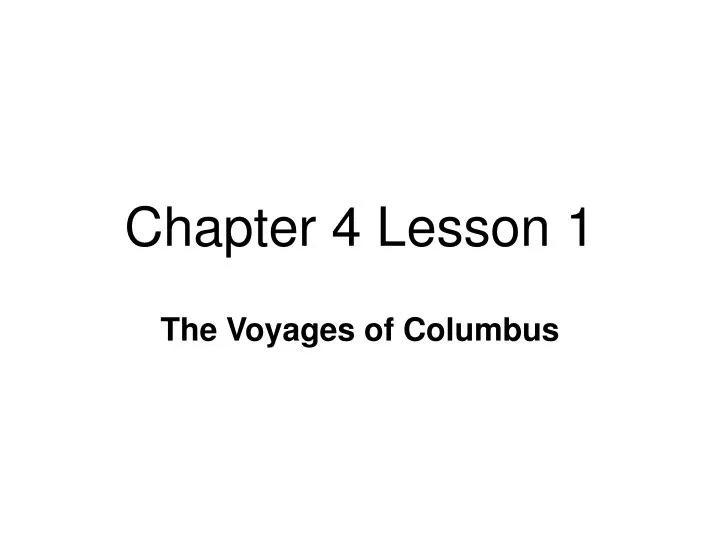 chapter 4 lesson 1