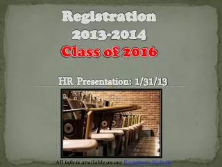 HR Presentation: 1/31/13