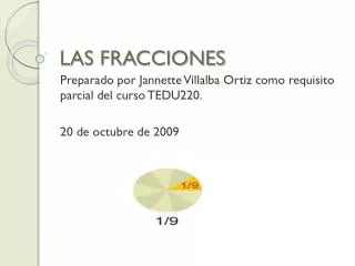 las fracciones