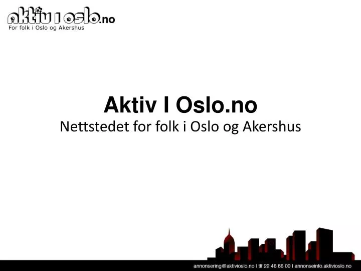 aktiv i oslo no