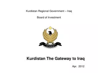 Kurdistan The Gateway to Iraq
