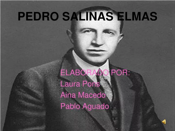 pedro salinas elmas