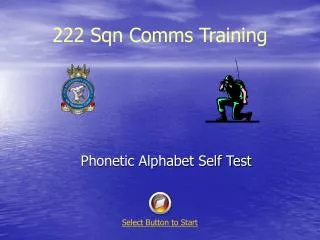 222 Sqn Comms Training
