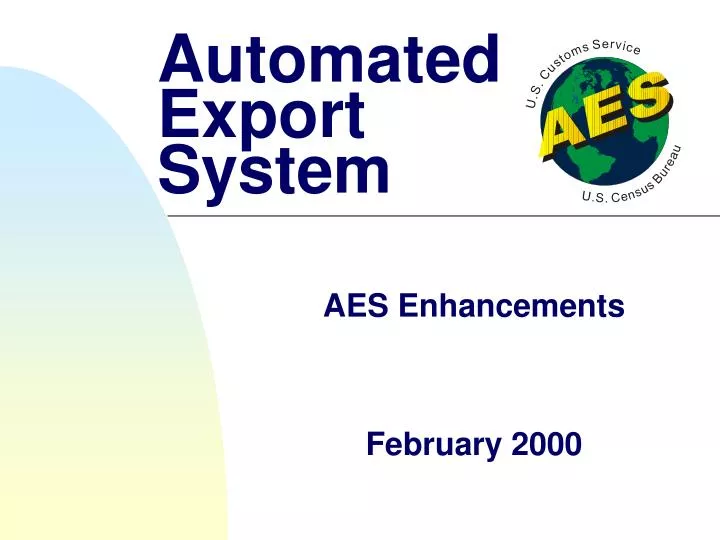 automated export system