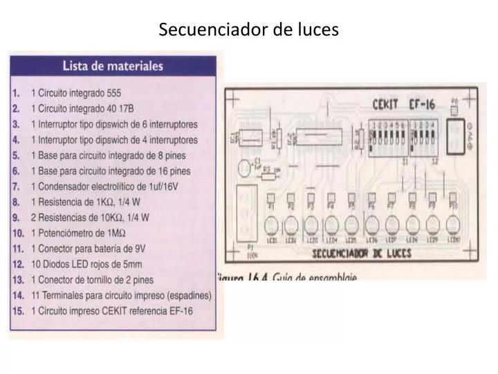 secuenciador de luces