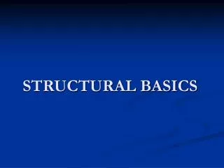 structural basics