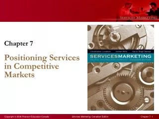 Chapter 7 Positioning Services in Competitive Markets