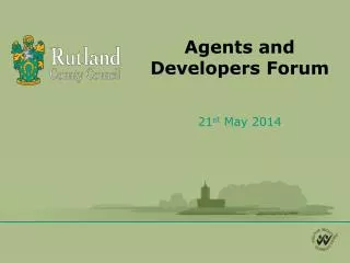 Agents and Developers Forum