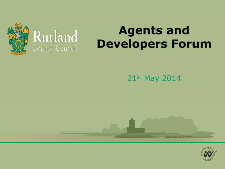 agents and developers forum
