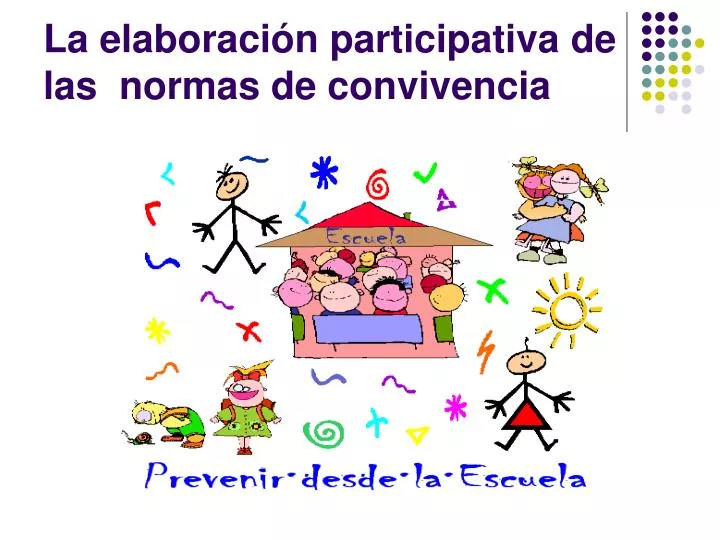 la elaboraci n participativa de las normas de convivencia