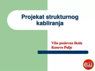 projekat strukturnog kabliranja