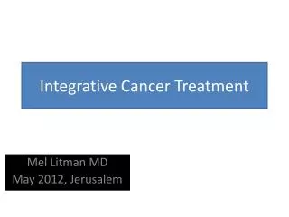 Integrative Cancer Treatment