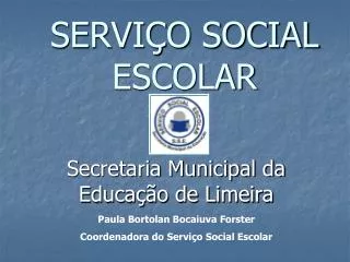 servi o social escolar