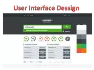 User Interface Design By GOIGI