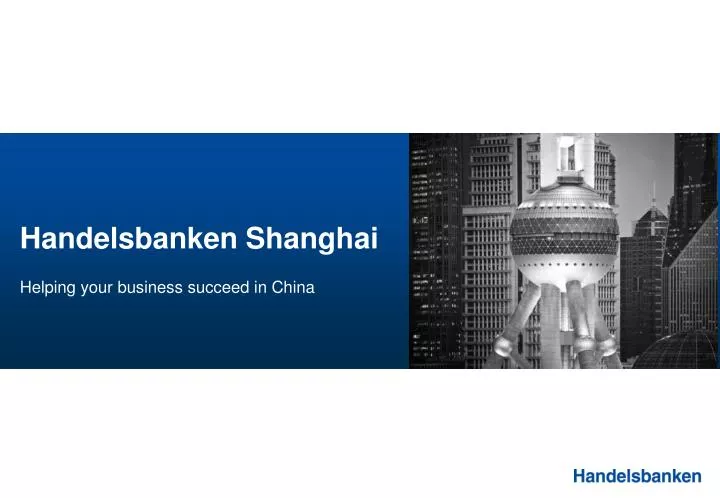 handelsbanken shanghai